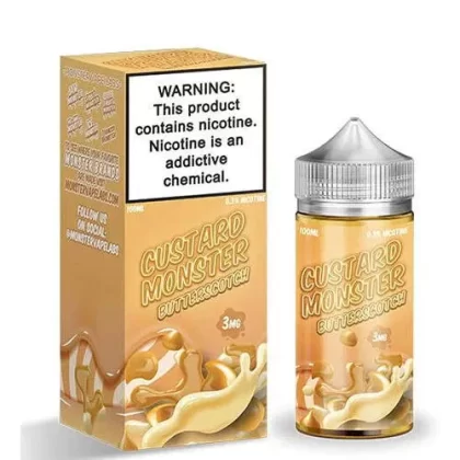 Jam Monster Custard Butterscotch Vape e-Liquid 100mL