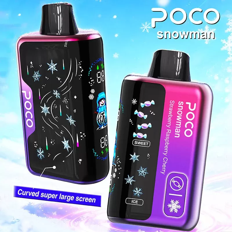 POCO Snowman 70K | 4-level ice control, 70000 puffs, airflow, smart display, bulk disposable vape