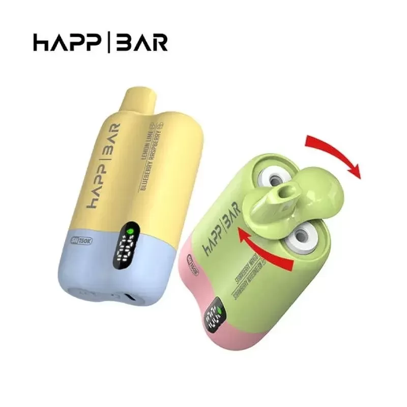 Happ Bar SH150K | dual option switch, 150000 puffs, 60ml, Type-C rechargeable, bulk disposable vape - Image 2