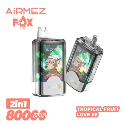 Airmez 2-in-1 80K | dual option, 80000 puffs, 30ml, Type-C, bulk disposable vape