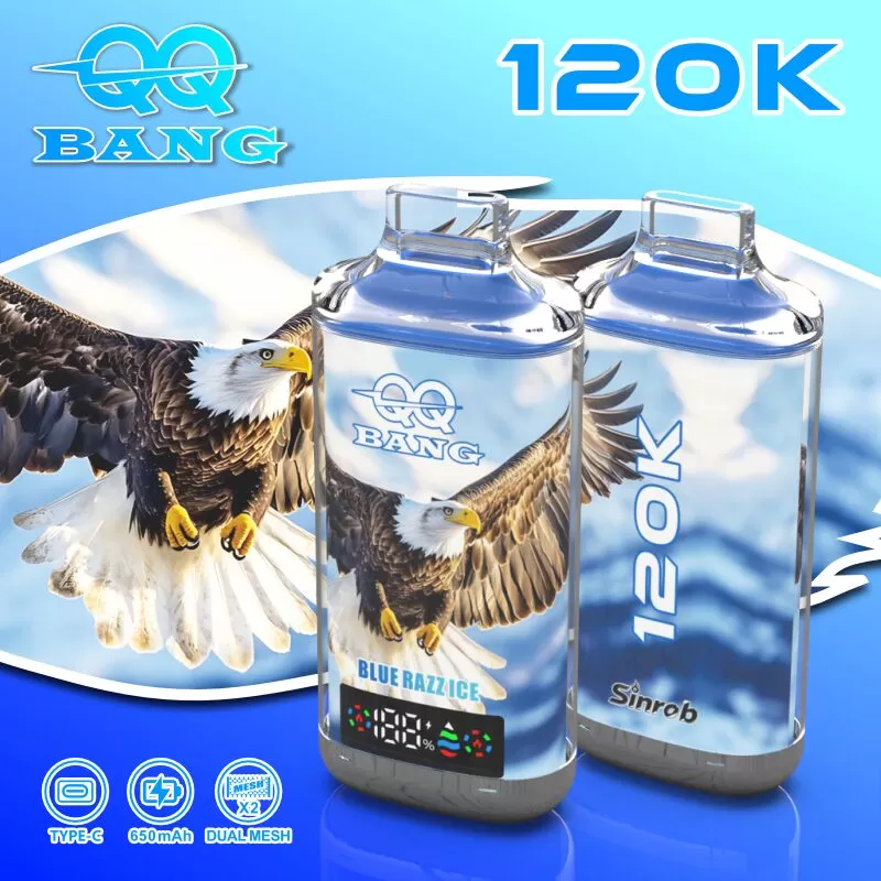 Bang QQ 120K | 120000 puffs, mesh coil, 12 options, 40ml long-lasting, bulk disposable vape - Image 3