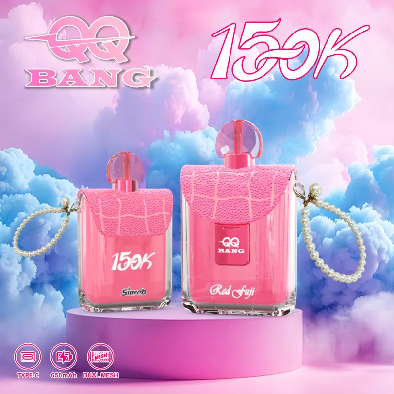 Bang QQ 150K | 150000 puffs, mesh coil, 10 options, Type-C rechargeable, bulk disposable vape