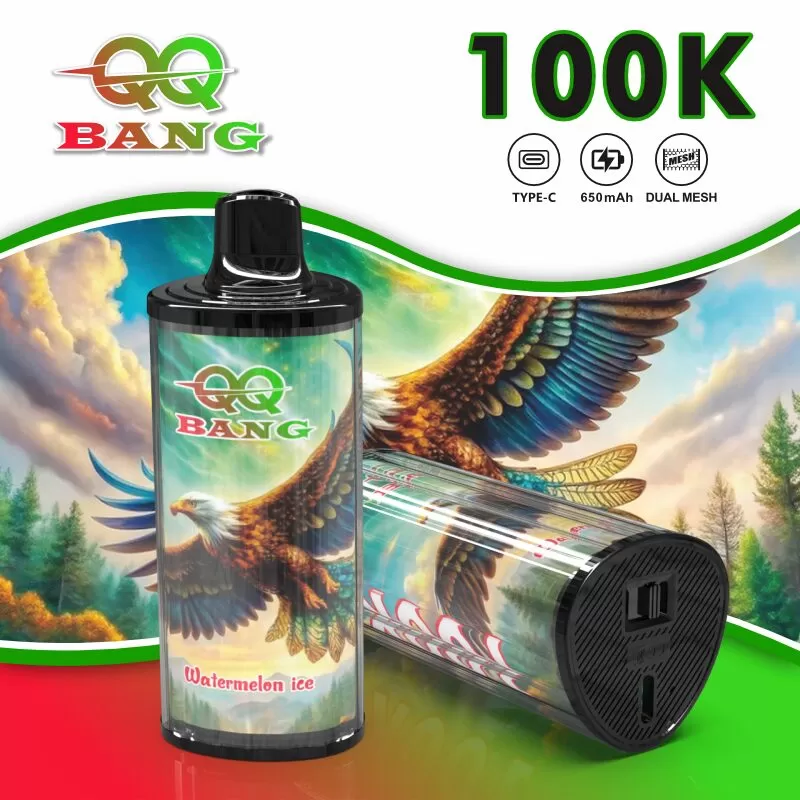 Bang QQ 100K | 100000 puffs, mesh coil, 12 options, Type-C rechargeable, bulk disposable vape - Image 2