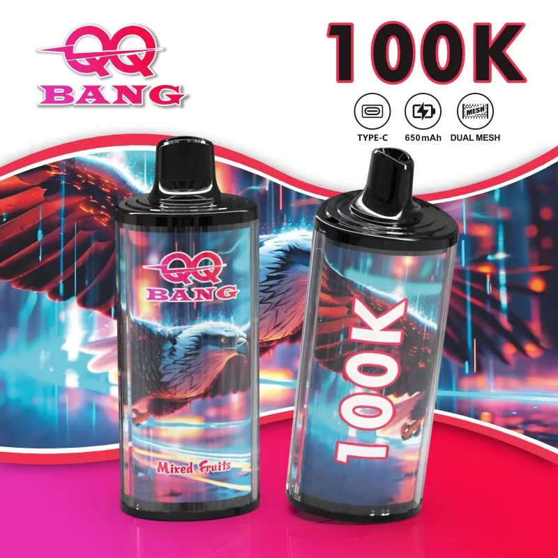 Bang QQ 100K | 100000 puffs, mesh coil, 12 options, Type-C rechargeable, bulk disposable vape - Image 3