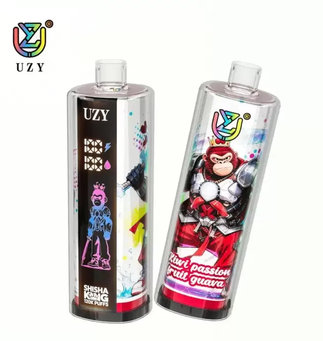 UZY Shisha Hookah King 120K | 120000 puffs, DTL, smart screen, adjustable airflow, bulk disposable vape - Image 3