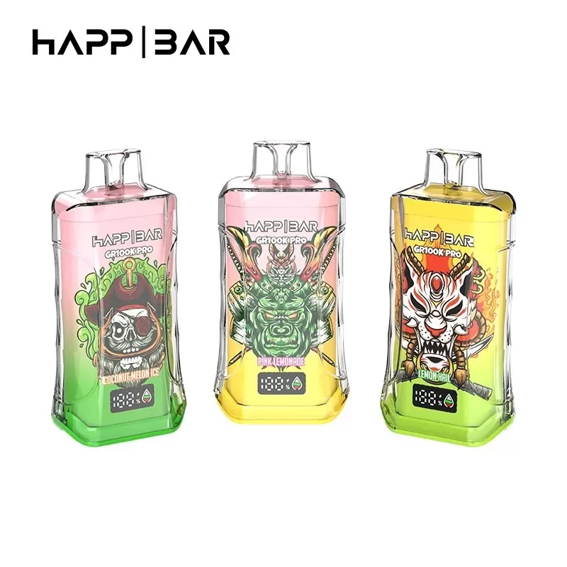 Happ Bar GR100K Pro | 100000 puffs, 56ml, mesh coil, 15 options, bulk disposable vape - Image 3