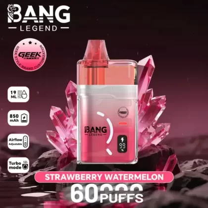 Bang Legend Geek 60K | adjustable airflow & turbo mode, 60000 puffs, high-capacity, disposable vape