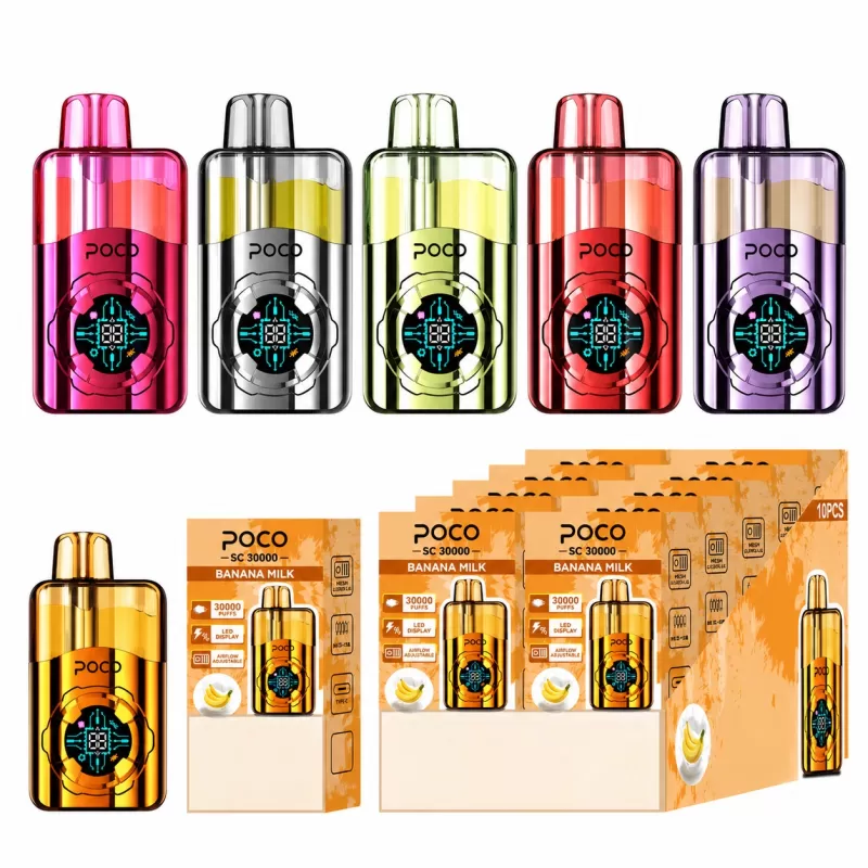 POCO SC30000 | 30000 puffs, 30ml, high-capacity, rechargeable, bulk disposable vape - Image 2