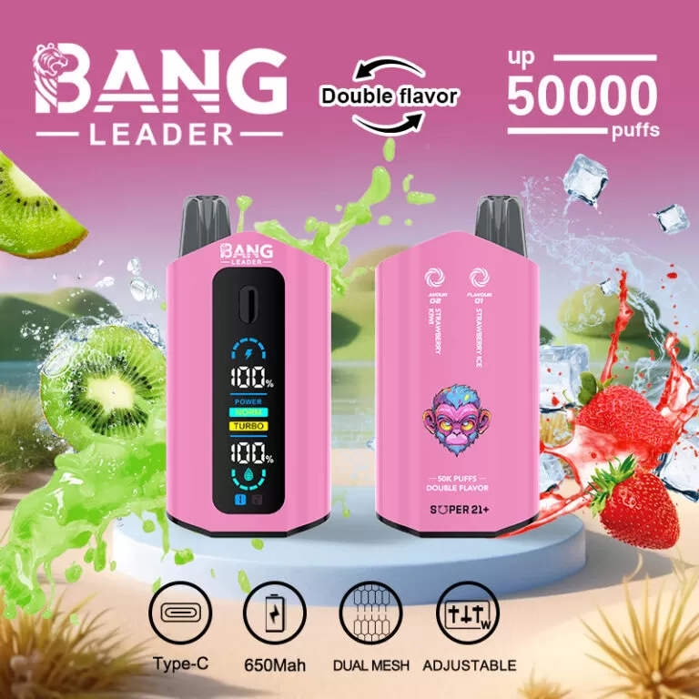 Bang Leader 50K | dual pod system 50000 puffs, 40ml, high-capacity, bulk disposable vape