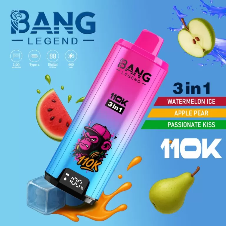 Bang Legend 110K | 110000 puffs, 56ml, 3-in-1, ultra-long mesh coil, disposable vape - Image 2