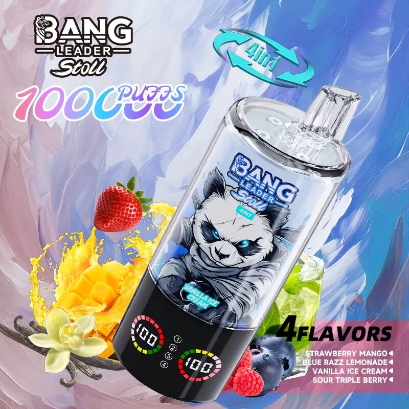 BANG LEADER STOLL 100K | 4-in-1 100000 puffs, 34mL, rechargeable, bulk disposable vape - Image 3