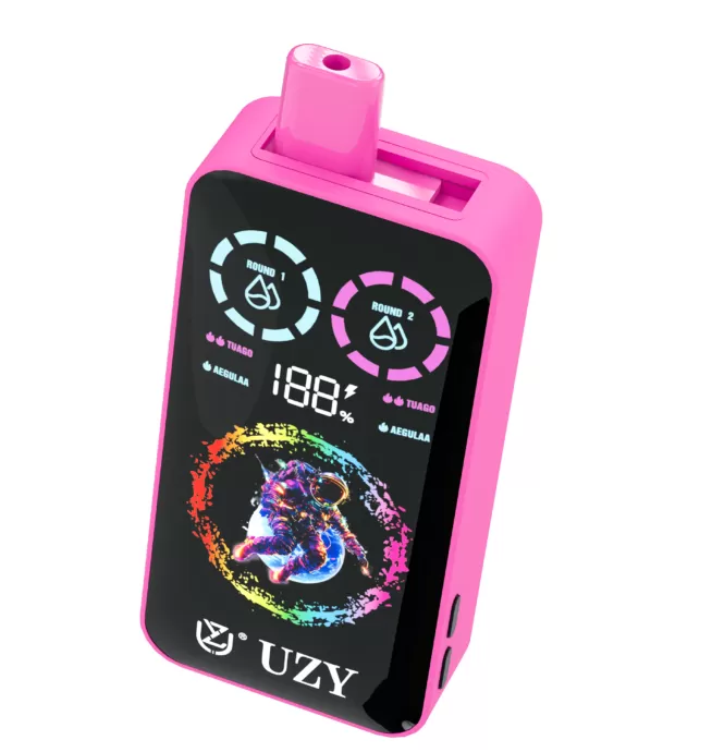 UZY Tornado 30K | dual-option RGB display 30000 puffs 40ml mega tank bulk disposable vape