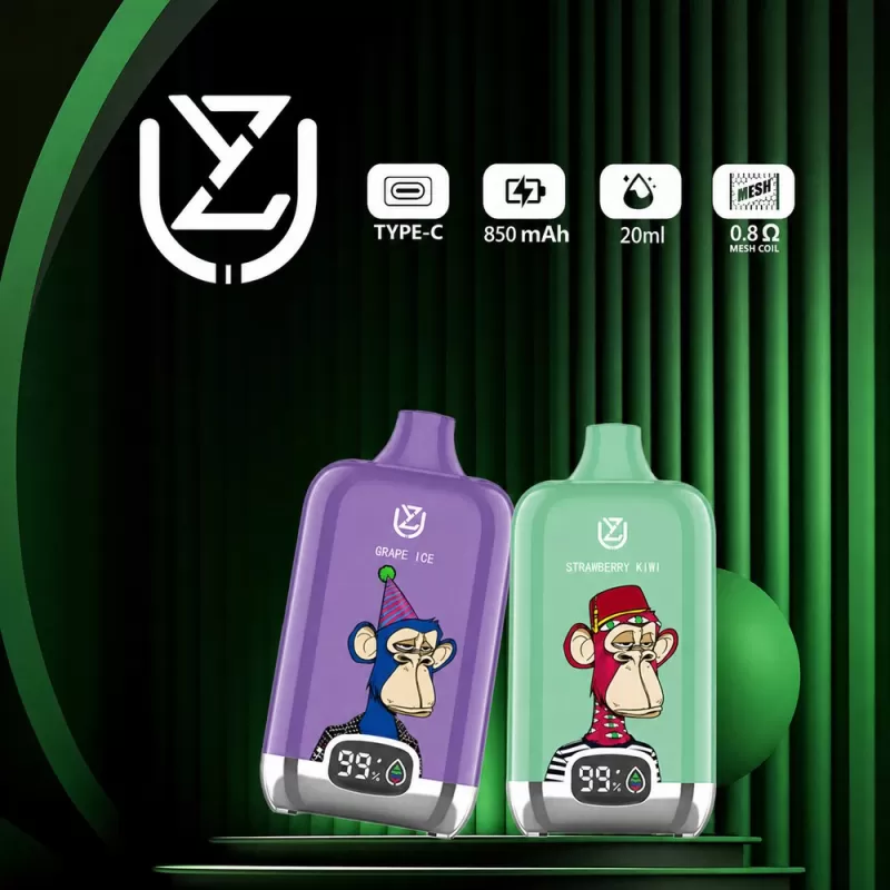 UZY Bang Digital 15K | long-lasting 15000 puffs 20ml LED display bulk disposable vape