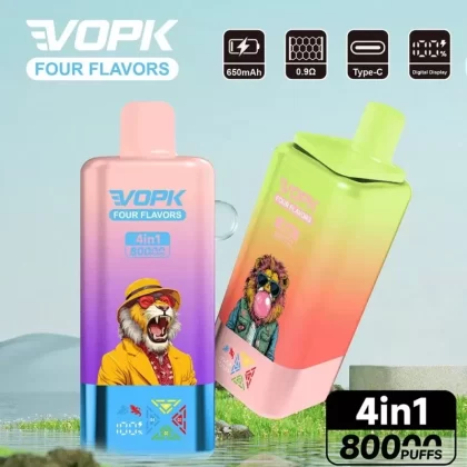 Vopk Four options 80K Puffs | 4-in-1 adjustable option bulk disposable vape