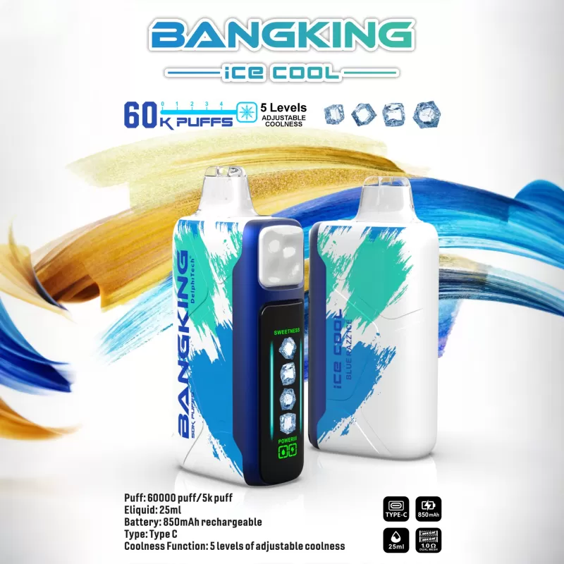 Bang King Ice Cool 60K | 60,000 puffs disposable vape with adjustable coolness - Image 2