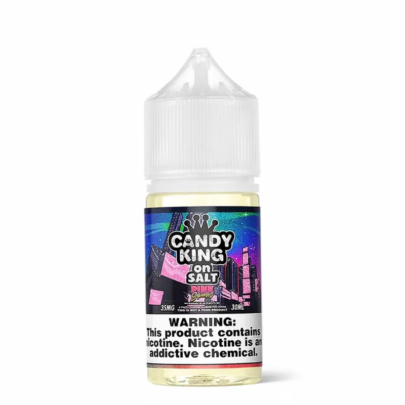 Candy King On Salt – Pink Squares Strawberry Taffy 30mL
