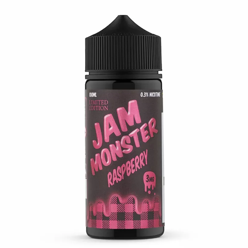 Jam Monster – Raspberry 100mL Pre-Steeped E-Juice