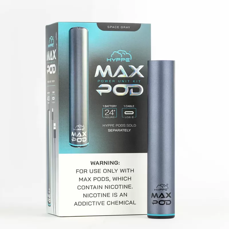 Hyppe Max Rechargeable Pod Power Unit Kit with USB-C