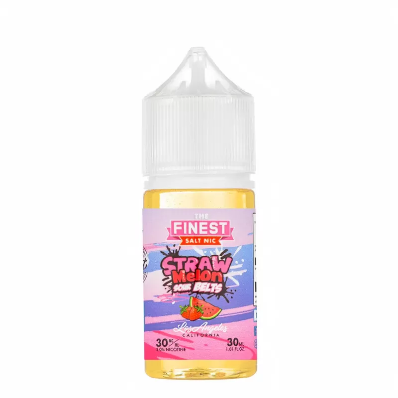 Finest Salt Nicotine Vape Juice – Strawmelon Sour Belts 30mL - Image 2