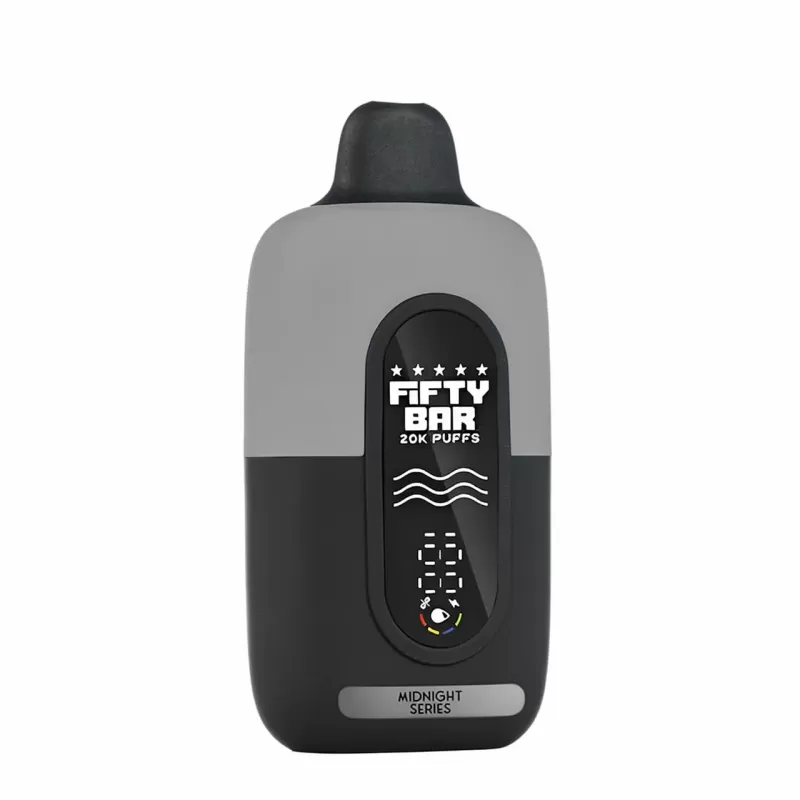Fifty Bar Midnight Series 20K Disposable Vape with LED