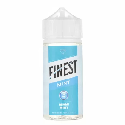 The Finest E-Liquid – Miami Mint 100mL – Pre-Steeped Menthol