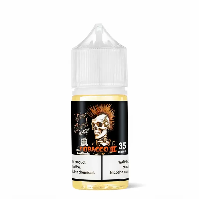 Time Bomb Salt – Tobacco III 30mL Pre-Steeped Smooth Classic