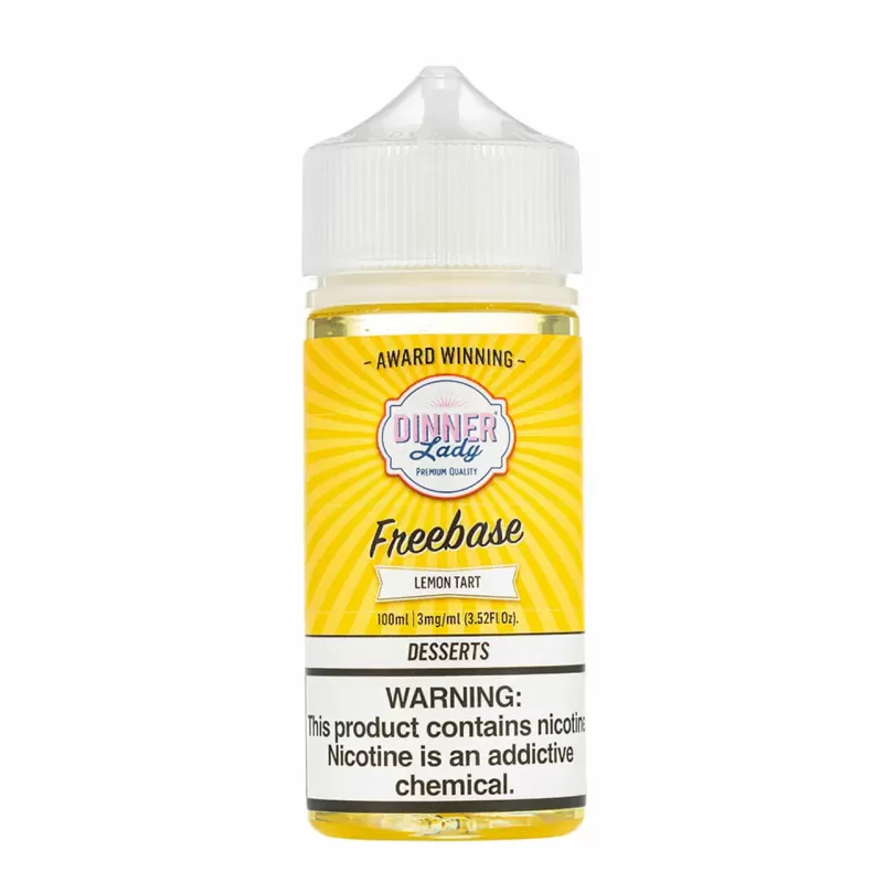 Dinner Lady Pre-Steeped Lemon Tart 100mL Dessert Vape Juice