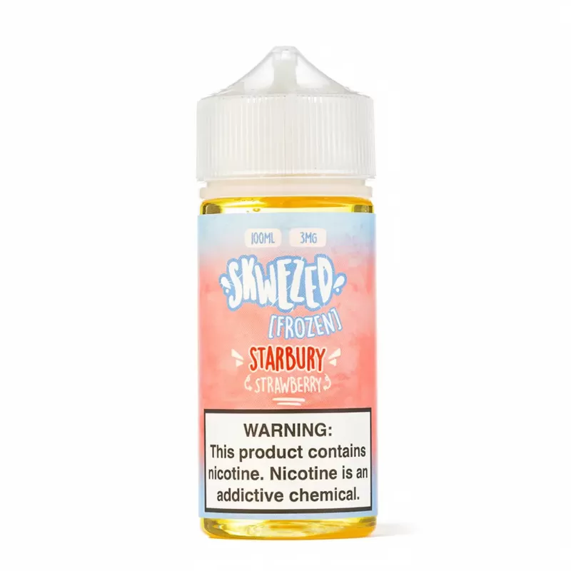 Skwezed Strawberry Ice Frozen Starbury 100mL Menthol E-Juice - Image 2