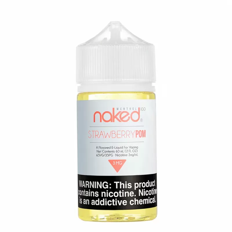 Naked 100 Strawberry Pom Menthol 60mL