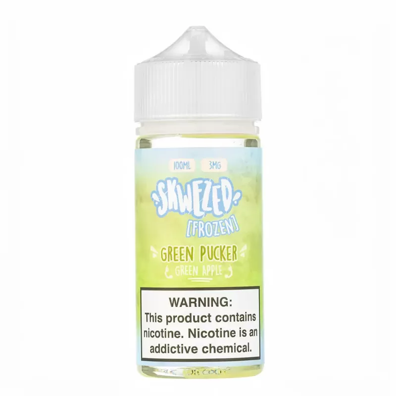 Skwezed Green Apple Ice 100mL Menthol Vape - Image 2
