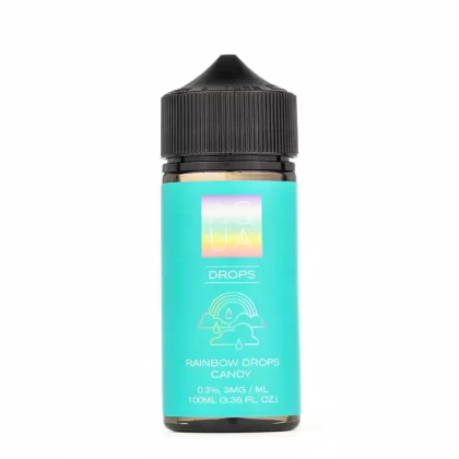 Aqua – Drops 100mL Rainbow Candy E-Juice 70VG.