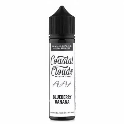 Coastal Clouds Blueberry Banana 70% VG Vape Juice – 60mL