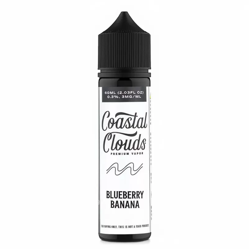 Coastal Clouds Blueberry Banana 70% VG Vape Juice – 60mL