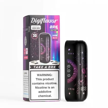 Geek Bar Digiflavor BRK Battery – Rechargeable with 3D Screen