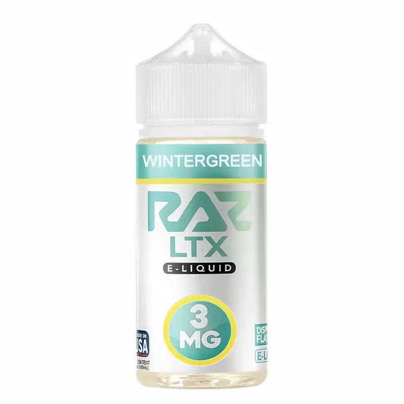 Raz LTX – Wintergreen 100mL Pre-Steeped Freebase E-Liquid