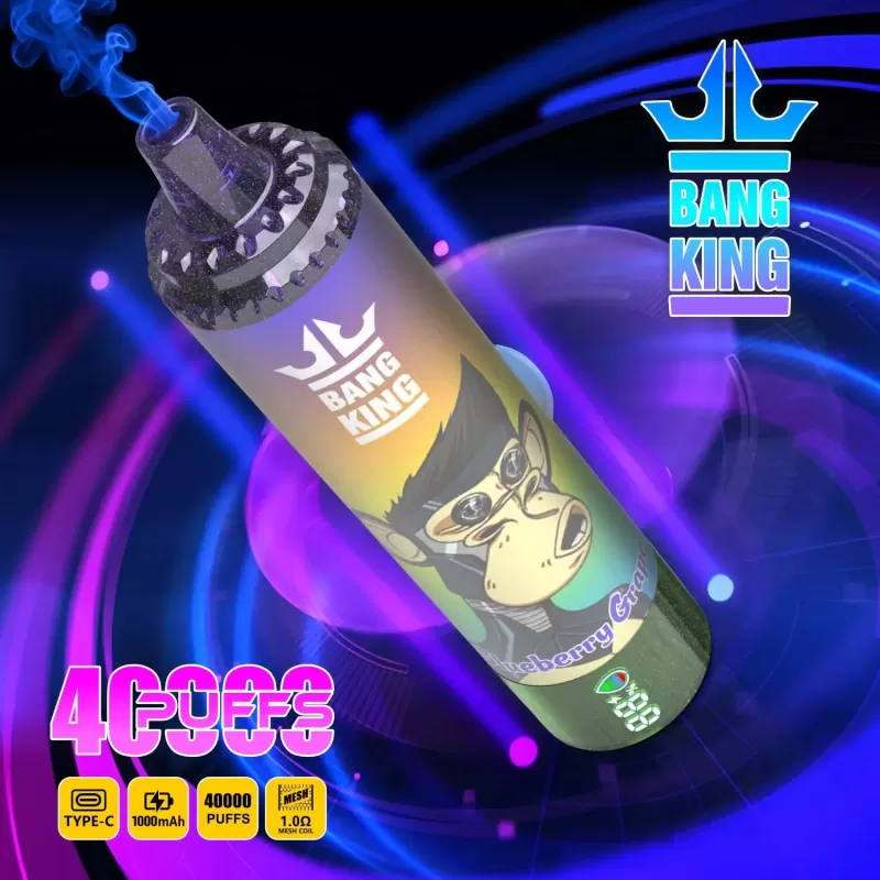 Bang King Tornado Fire 40000 Puffs | adjustable airflow & 35ml capacity bulk disposable vape - Image 2