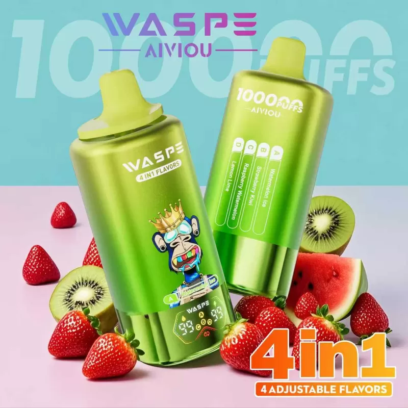 WASPE 100K | 4-in-1 quad option, 100000 puffs, bulk disposable vape