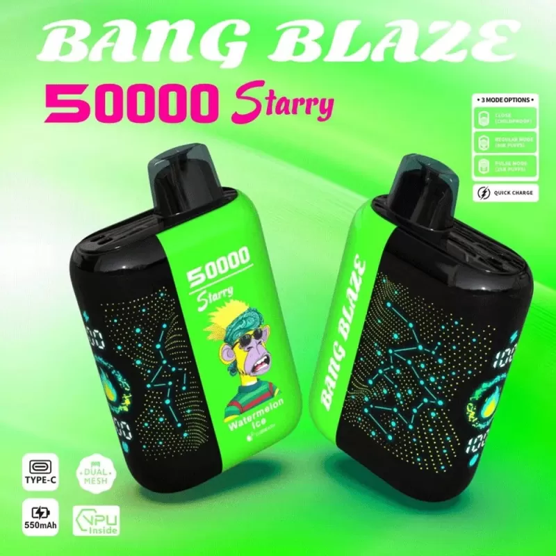 Bang Blaze Starry 50000 Puffs | dual-mode bulk disposable vape wholesale - Image 2