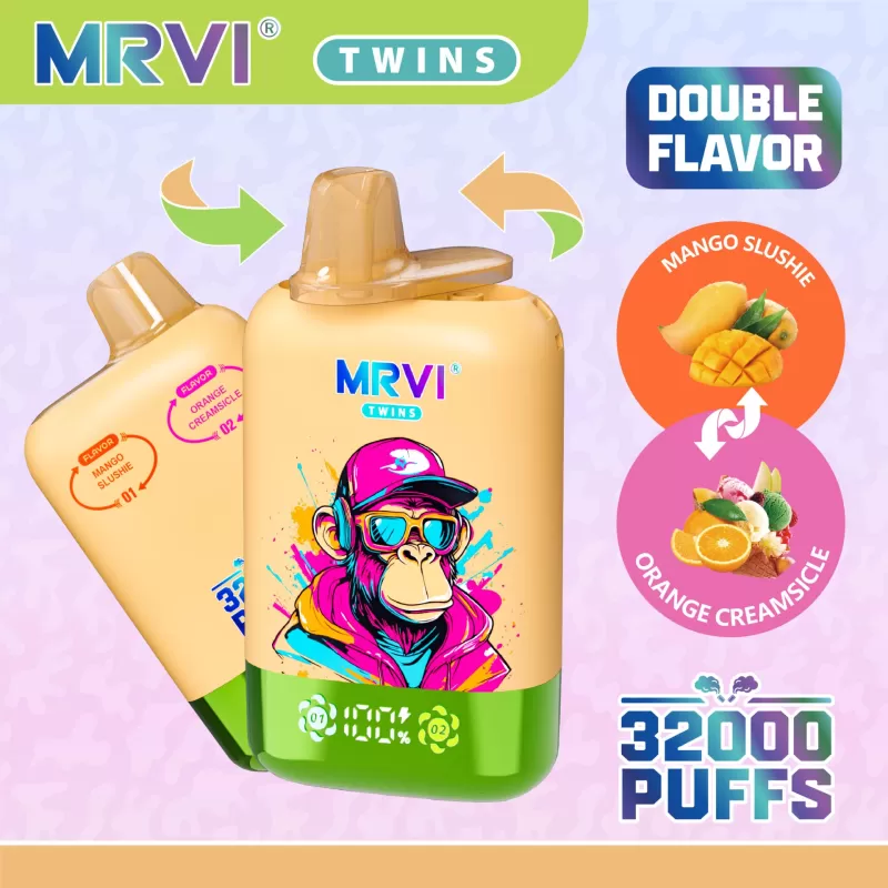 MRVI Twins 32K 2-in-1 32000 Puffs | double option bulk disposable vape