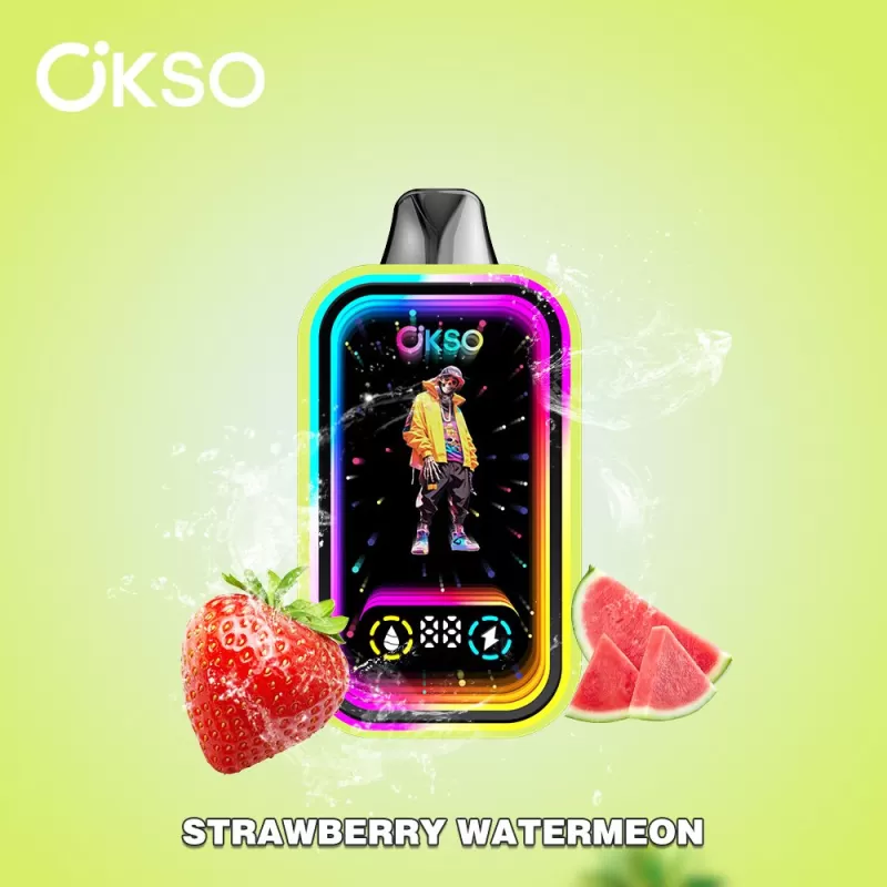OKSO Magic Mirror 50000 Puffs | RGB LED, dual Mesh, LED Display, 40mL rechargeable bulk disposable vape - Image 3