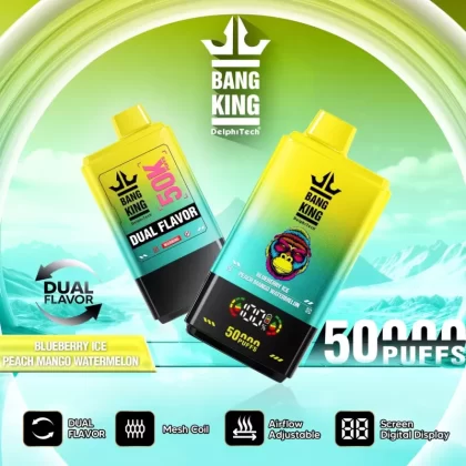 Bang King 50K Puffs | double option, long lasting bulk disposable vape