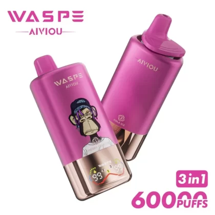 WASPE 60K | 3-in-1 60000 puffs, triple option, bulk disposable vape