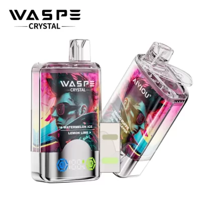 WASPE Crystal 40K 40000 Puffs | double option rechargeable disposable vape bulk buy wholesale