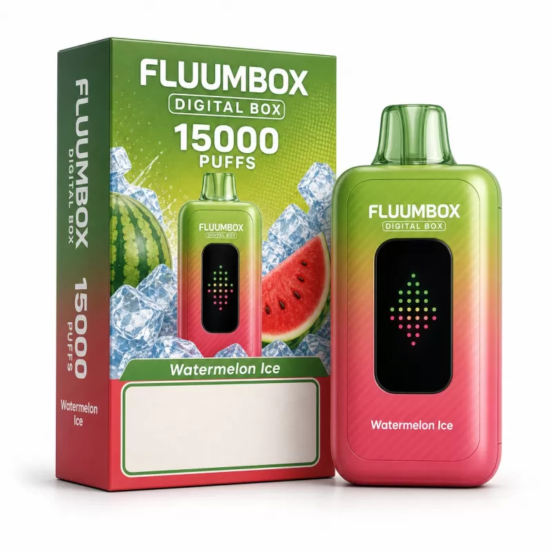 Fluum Digital Box TN 15000 Puffs | 0%-5% strength, rechargeable pen, bulk disposable vape - Image 3