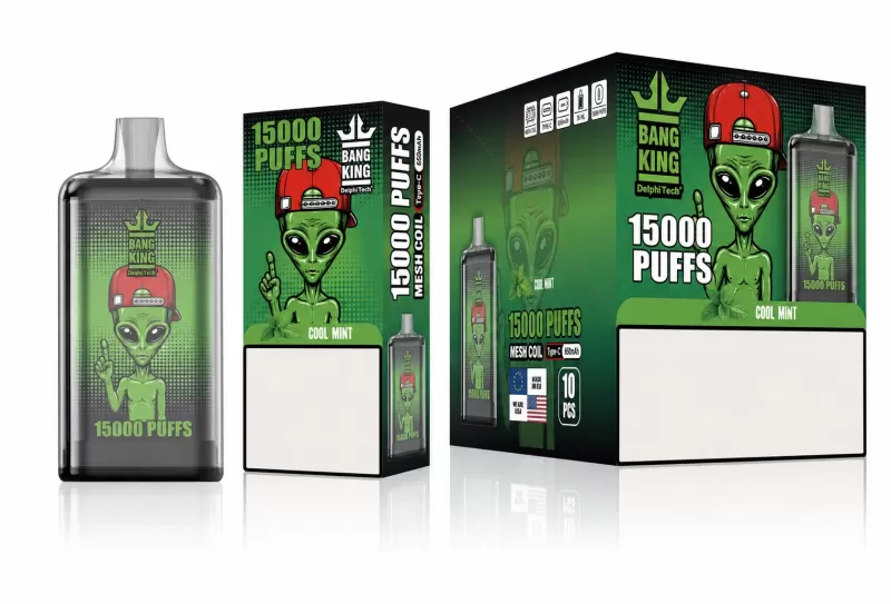 Bang King 15000 Puffs | 0%-5% strength, 25mL, 650mAh, airflow control, bulk disposable vape - Image 2