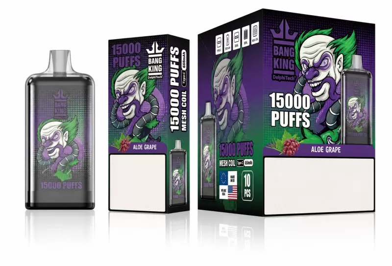 Bang King 15000 Puffs | 0%-5% strength, 25mL, 650mAh, airflow control, bulk disposable vape - Image 3