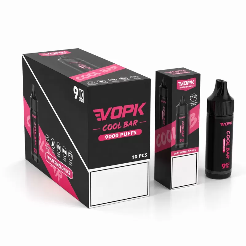 VOPK Cool Bar 9000 Puffs | 3% strength, 15mL, airflow control, bulk disposable vape - Image 3