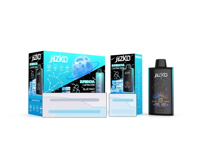 HZKO Supernova 25000 Puffs | 0%-5% strength, bulk disposable vape - Image 3