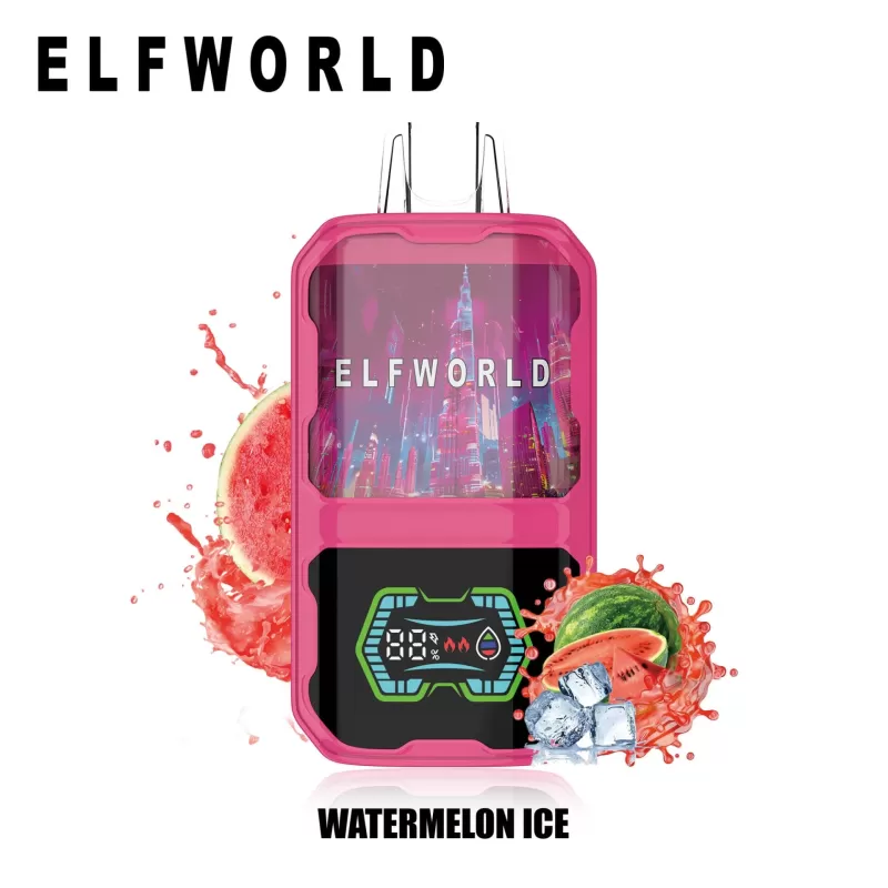 ELFWORLD AL 22000 Puffs | 0%-5% strength, 26mL, dual mesh, digital display, airflow control