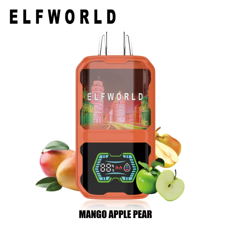 ELFWORLD AL 22000 Puffs | 0%-5% strength, 26mL, dual mesh, digital display, airflow control - Image 2